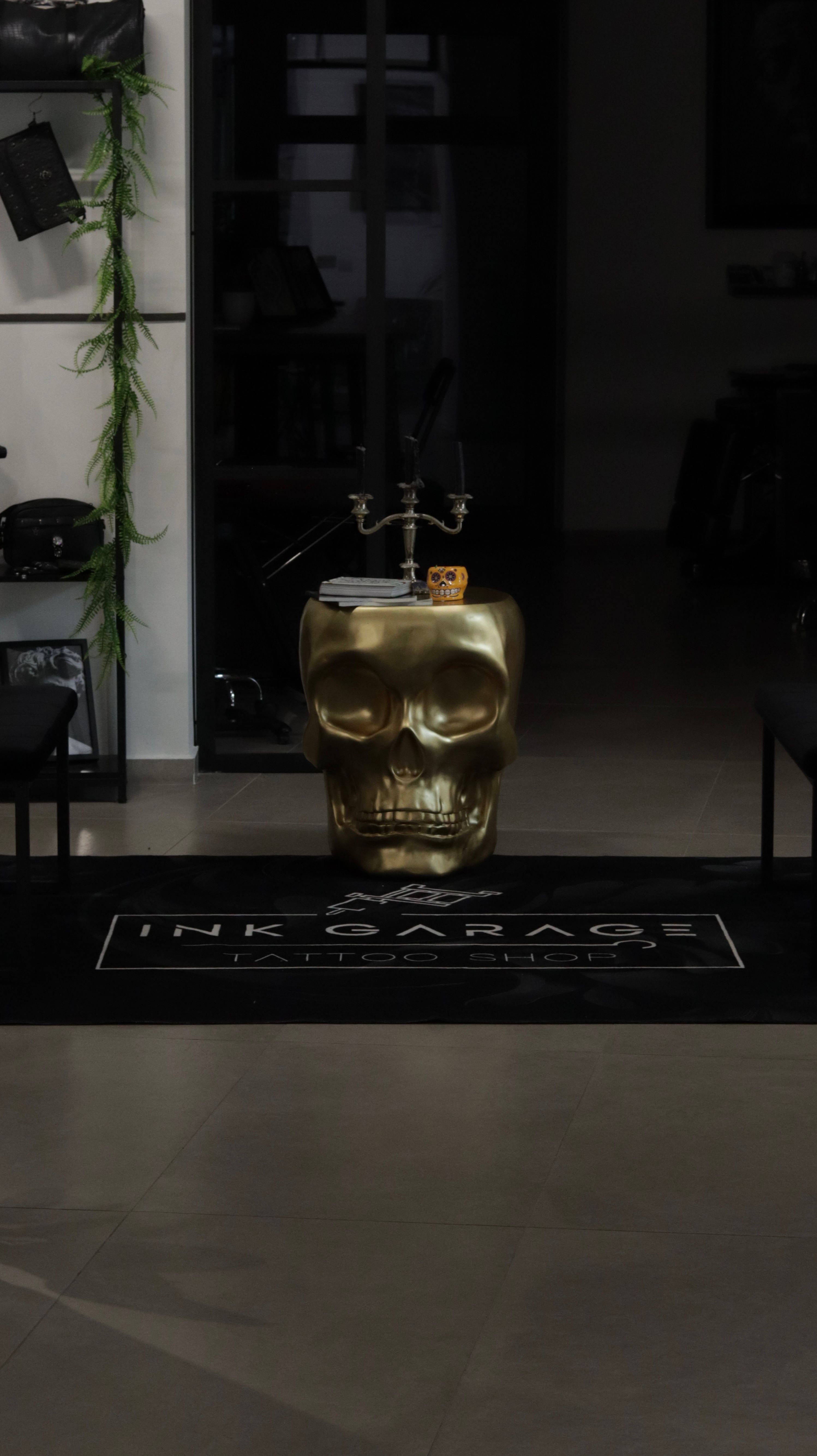 Interno dello studio Ink Garage