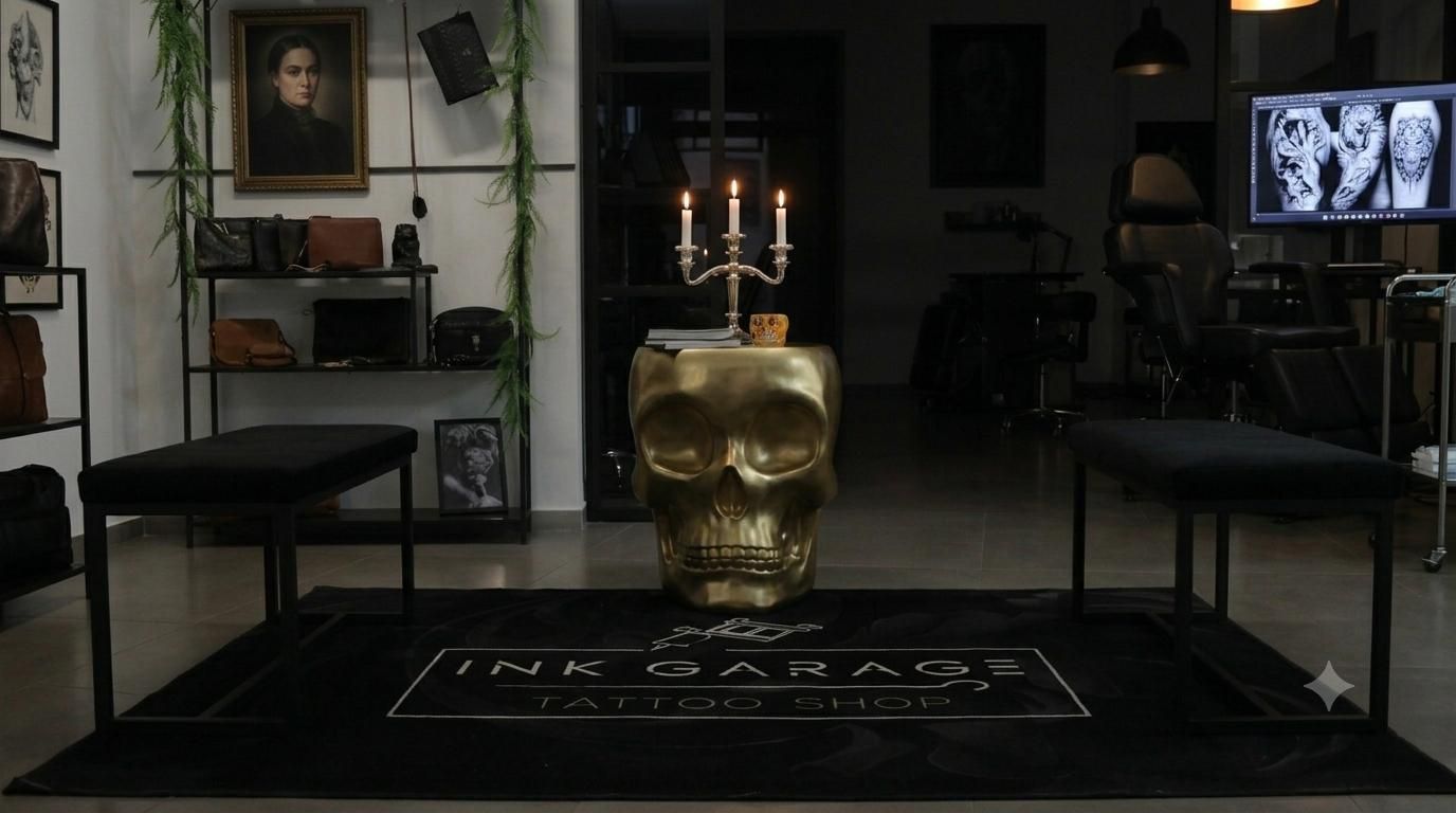 Interno dello studio Ink Garage