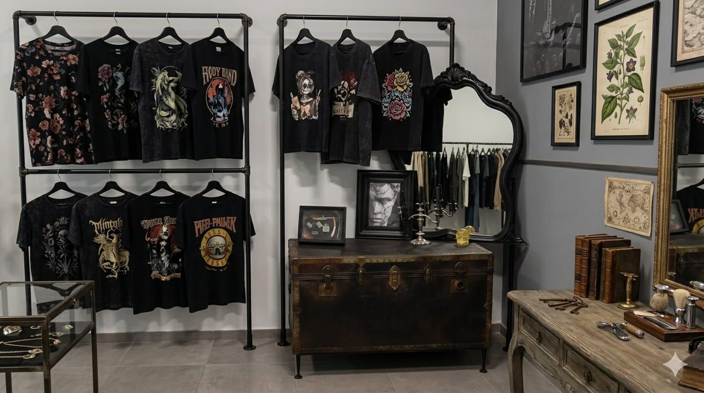 Area reception e negozio Ink Garage